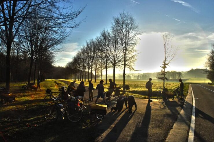 Image for Group cycles from London to Jerusalem to promote social and ecological justice