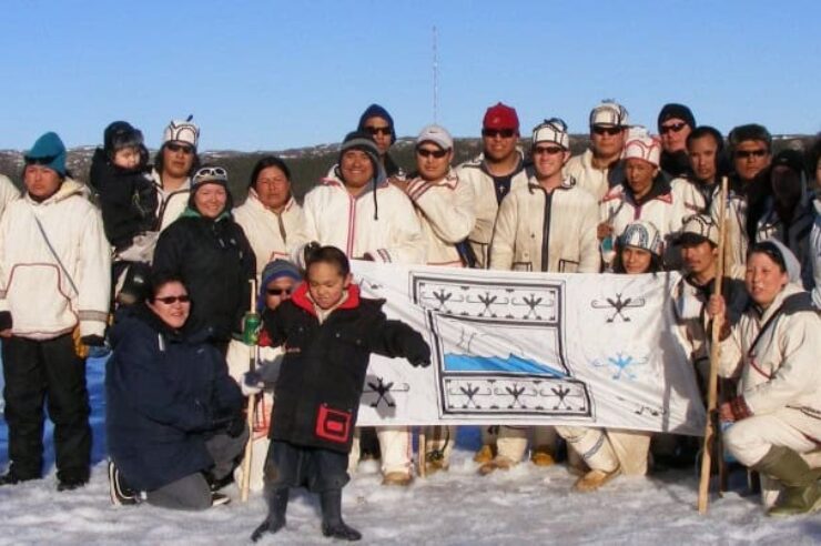 Image for Innu man walks 4,000km to promote health in his culture