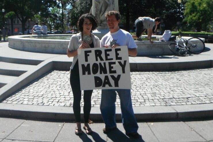 Image for Something for nothing: Free Money Day 2012