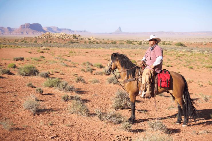 Image for Riding with the Navajo: finding harmony in the heart of native America