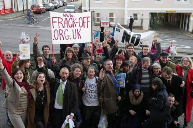 Image for Balcombe fracking campaigners cleared over obstruction