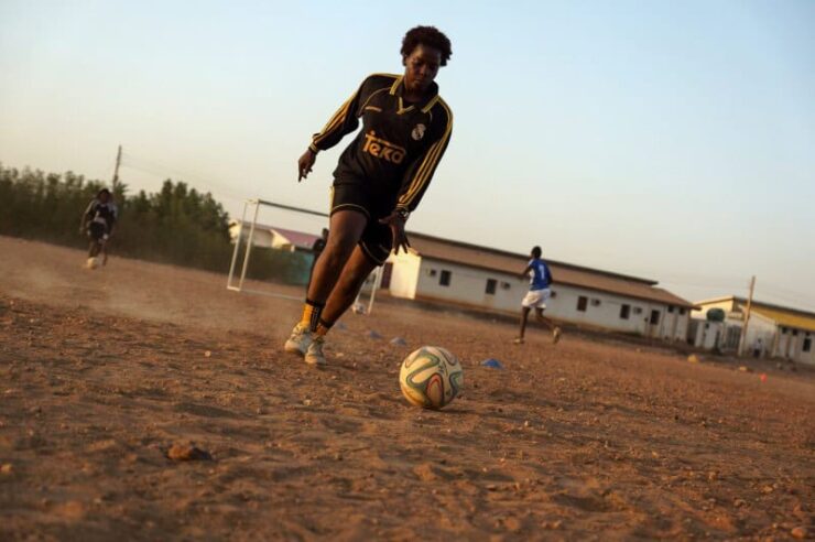 Image for Female footballers tackling taboos in Sudan