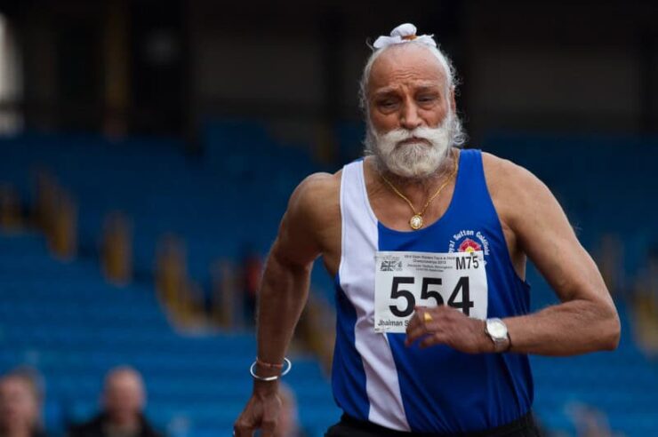 Image for Elderly athletes defy age stigma