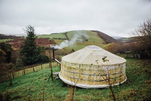 Francesca Cassini's Yurt on Old Chapel Farm