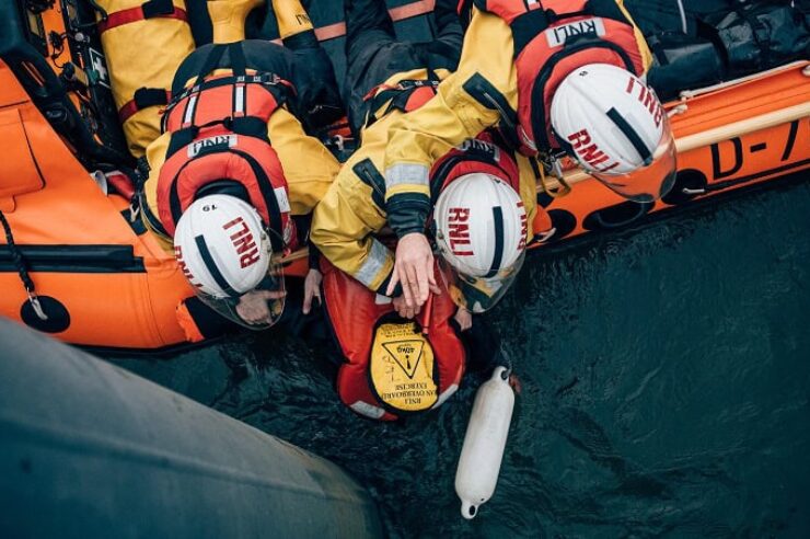 Image for Making waves, saving lives: a day in the life of an RNLI lifeboat volunteer in London