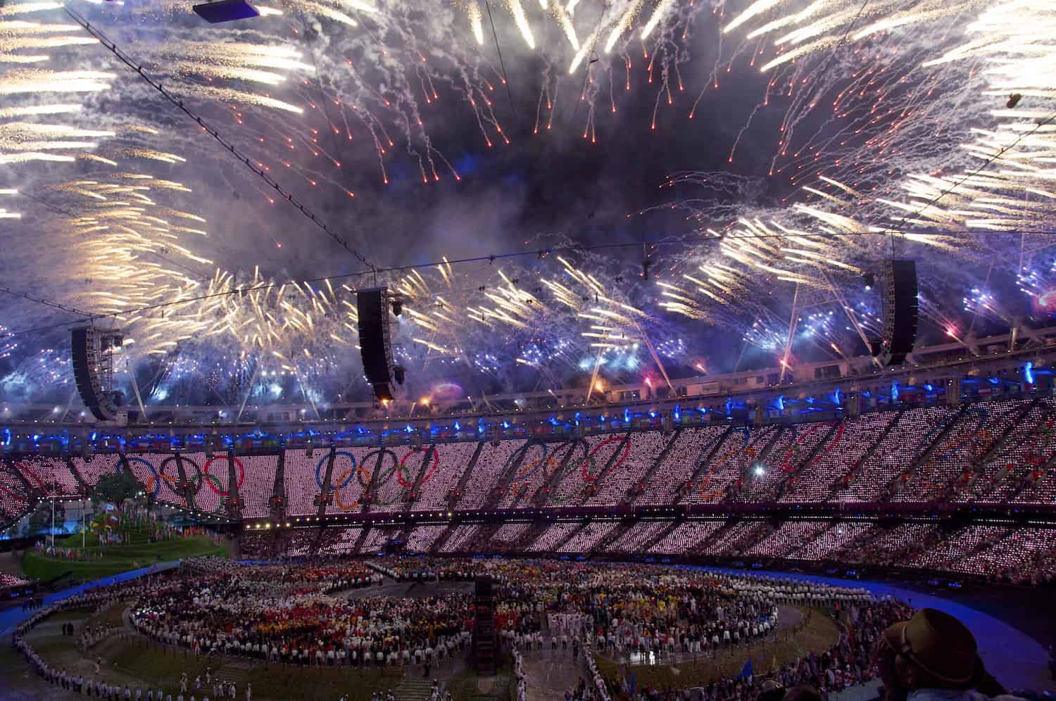 The London 2012 Olympics opening ceremony.