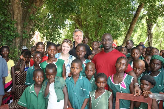 Jerry Lockspeiser's visit to the Millione schools project in Sierra Leone May 2013