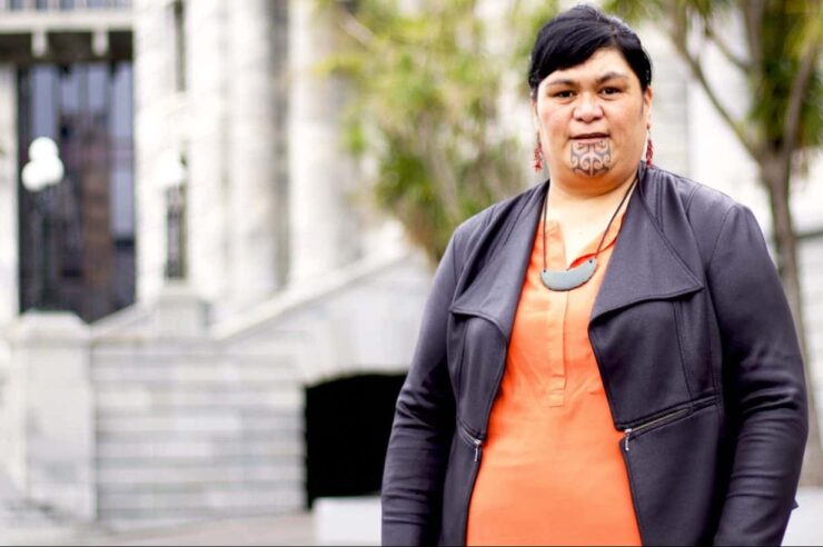 Image for New Zealand MP in Māori facial tattoo first