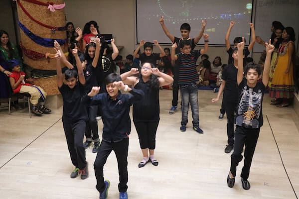 Children at Diwali party - Mumbai Gateway school