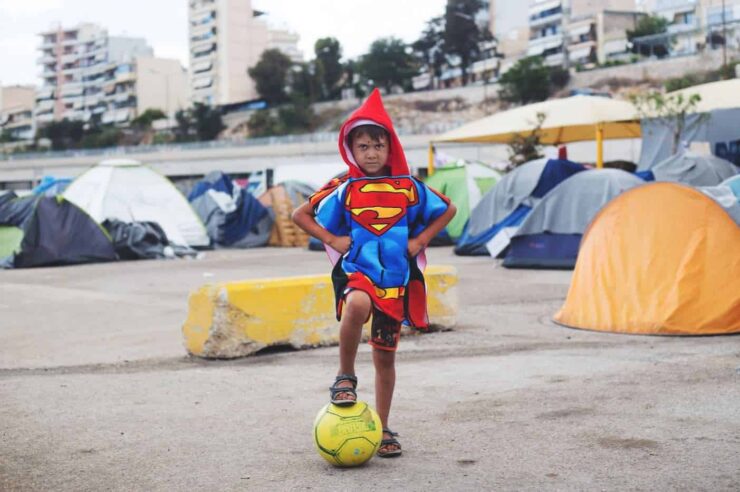 Image for Resilience in a Greek refugee camp: the ‘boy of steel’