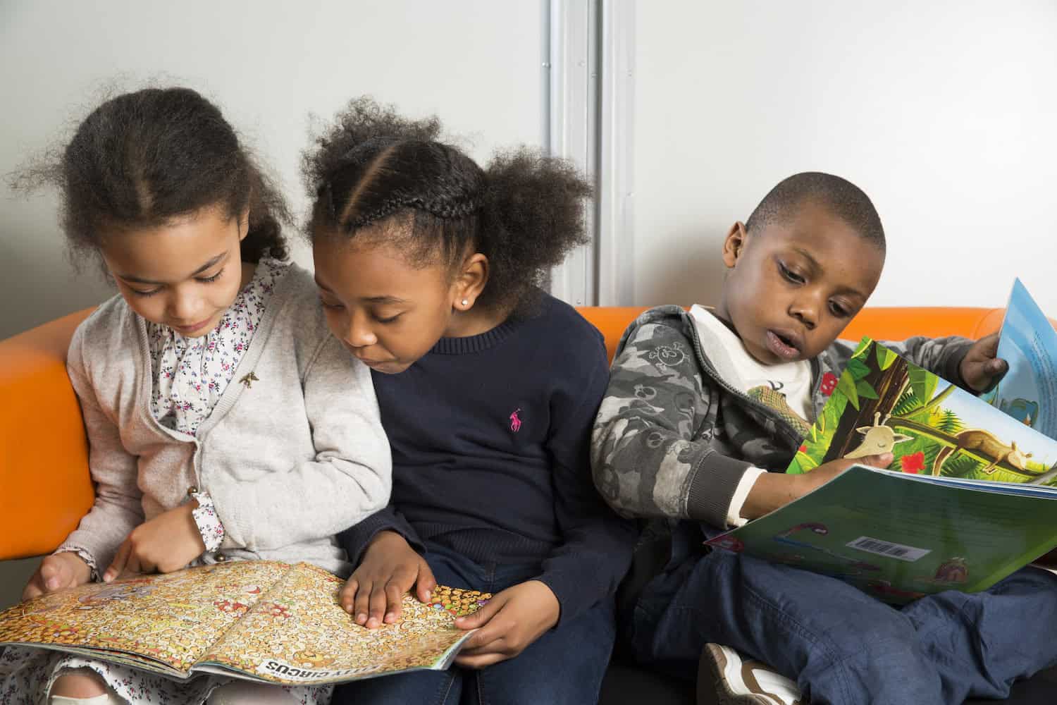 Children at The Reading Agency's Summer Challenge, Deptford Library, London