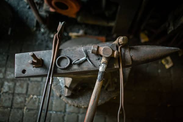 Kevin Boys - London blacksmith. Photo: Alexander Walker