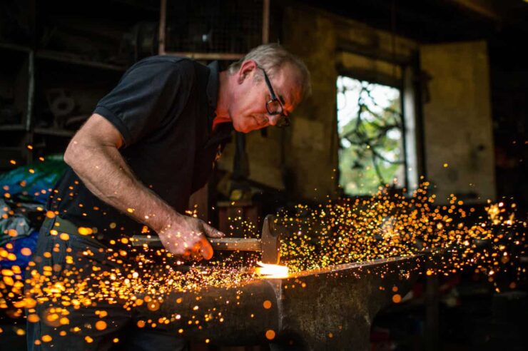 Image for Resparking an ancient craft: a London blacksmith