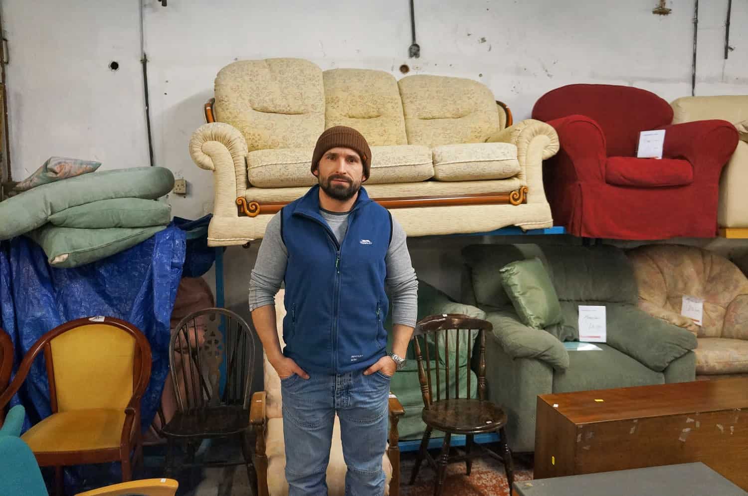 Turning the tables the old furniture giving homeless people fresh