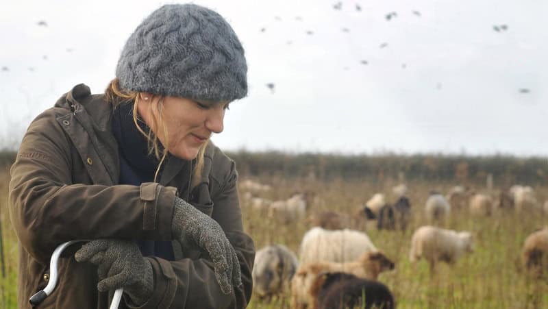 Rebecca Hosking, who has helped transform Village Farm into a wildlife haven. Photo: Village Farm