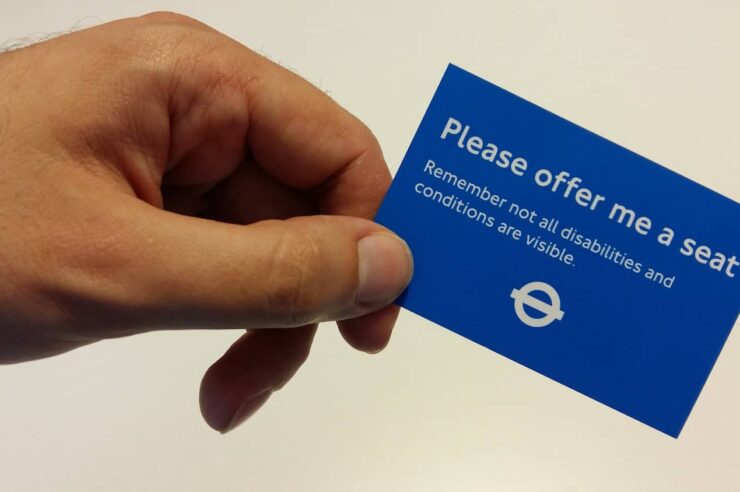 Image for London rolls out badges for passengers with hidden disabilities