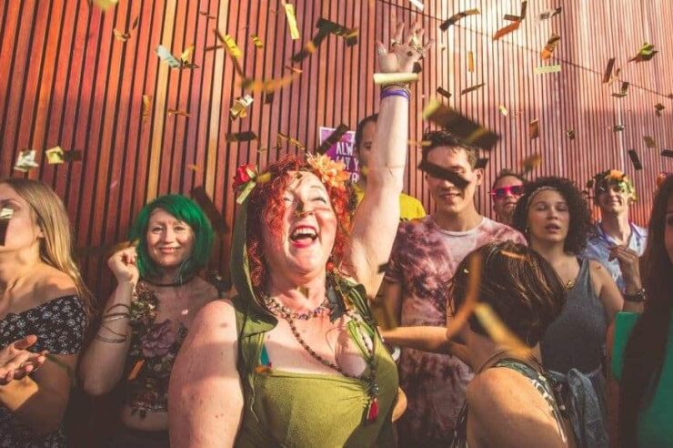 Image for Sober ravers mark ancient autumn celebration