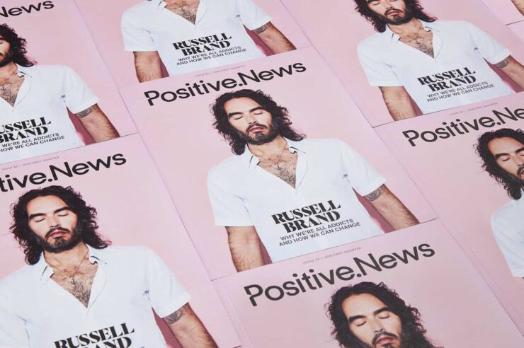 Image for ‘We’re all addicts,’ Russell Brand tells Positive News magazine