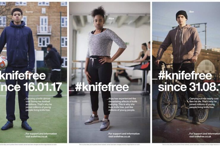 Image for Real-life stories of young people who have gone #knifefree at heart of ad campaign