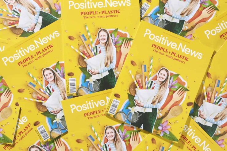 Image for People v plastic: new issue of Positive News magazine reports on the zero-waste pioneers