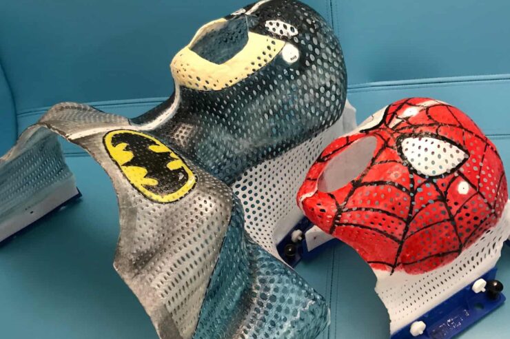 Image for A hero’s welcome: how superhero masks are helping children through radiotherapy