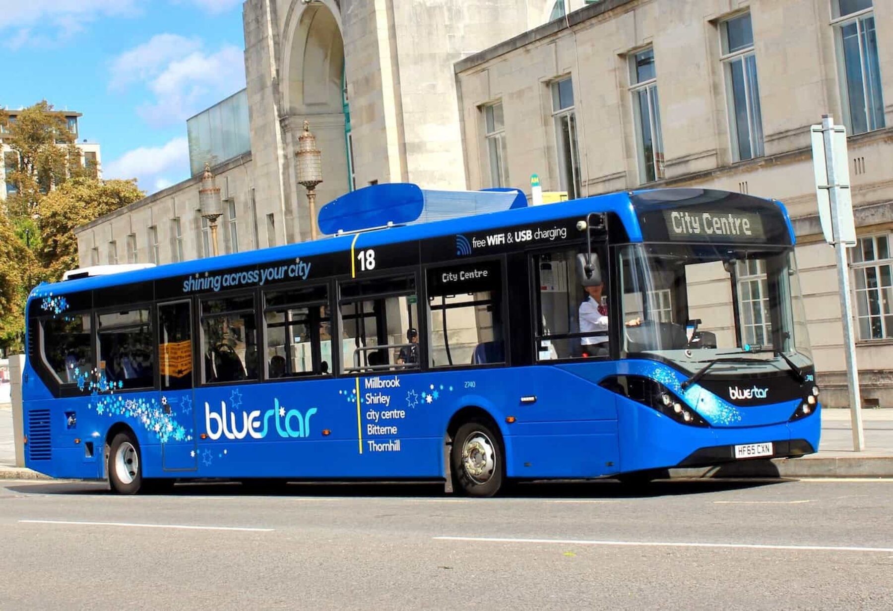 Image for Pollution-busting bus hits the roads to clean up urban air