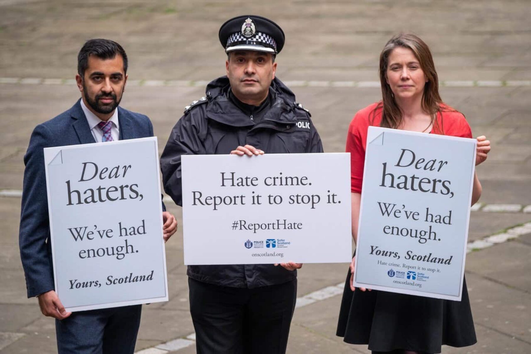 Image for Scotland’s message to haters: ‘you’re not welcome here’