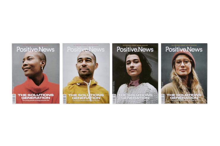 Image for The faces of change: the solutions generation shines in latest issue of Positive News magazine