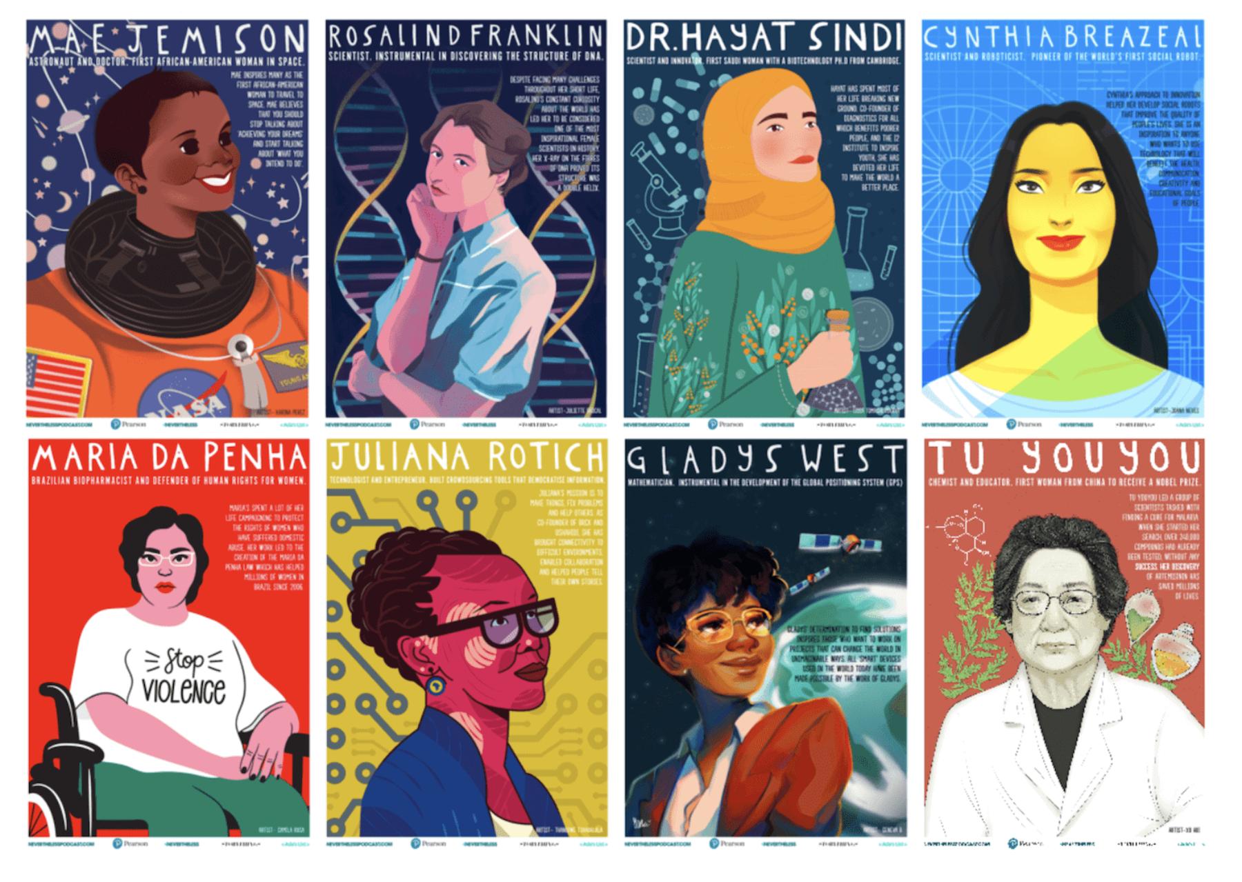 Image for STEM role model posters celebrate female innovators