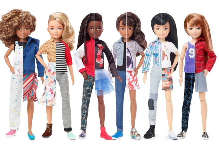 Image for The makers of Barbie bring out gender-neutral dolls