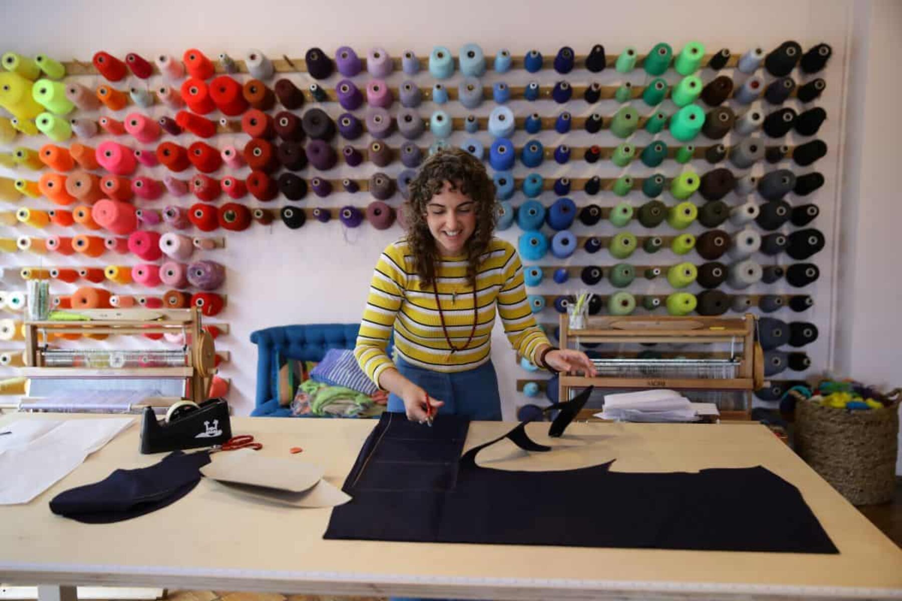 Image for ‘Everyone wants to do their bit’: The volunteers sewing scrubs for NHS workers