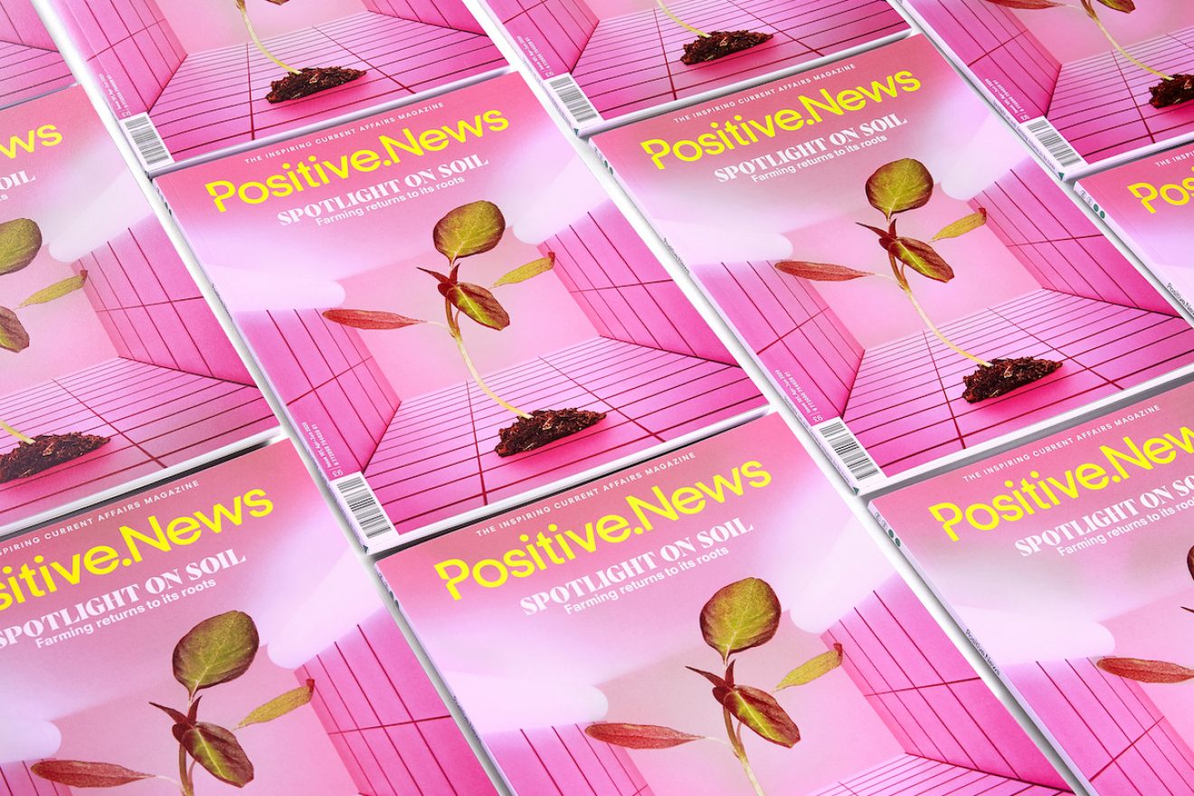 Image for New issue of Positive News magazine offers respite in uncertain times