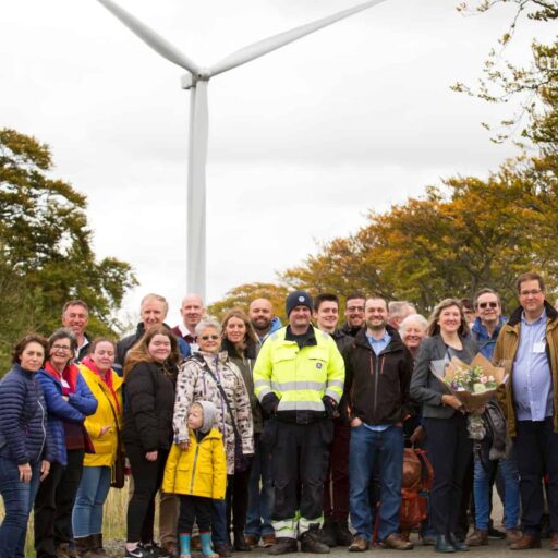 Drumduff is a community-owned wind farm in West Lothian, Scotland