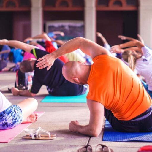 The sign language yoga school for deaf people