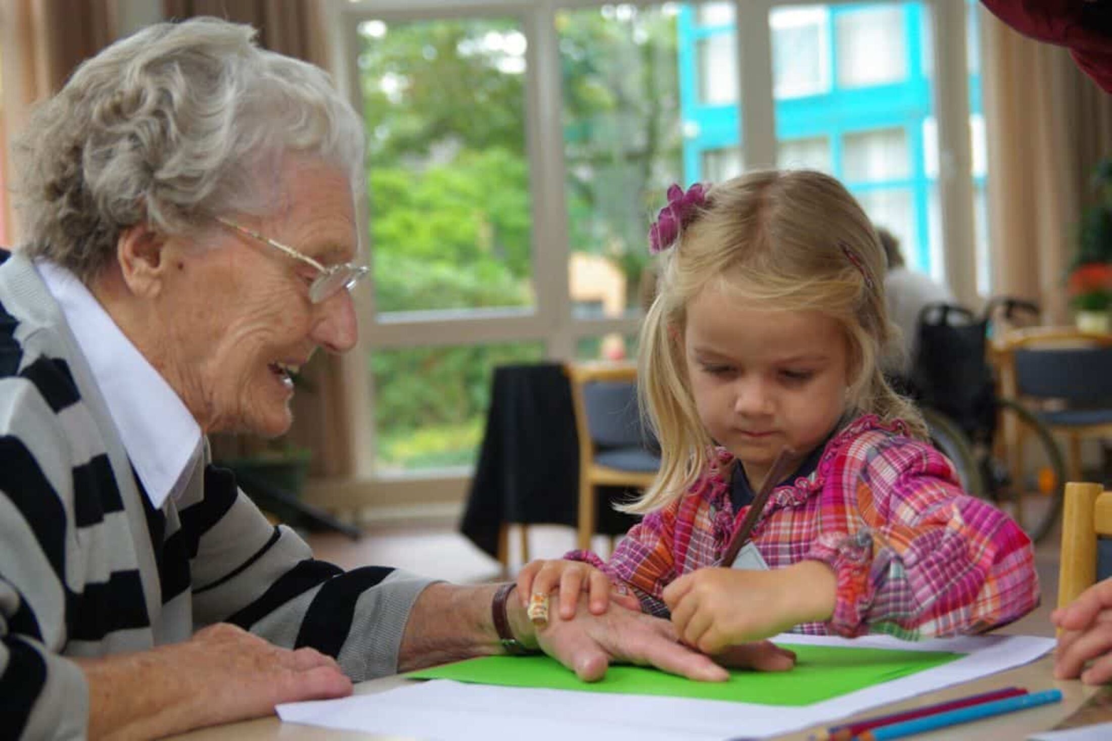 Hands across the age divide – the ‘generation bridge’ in action