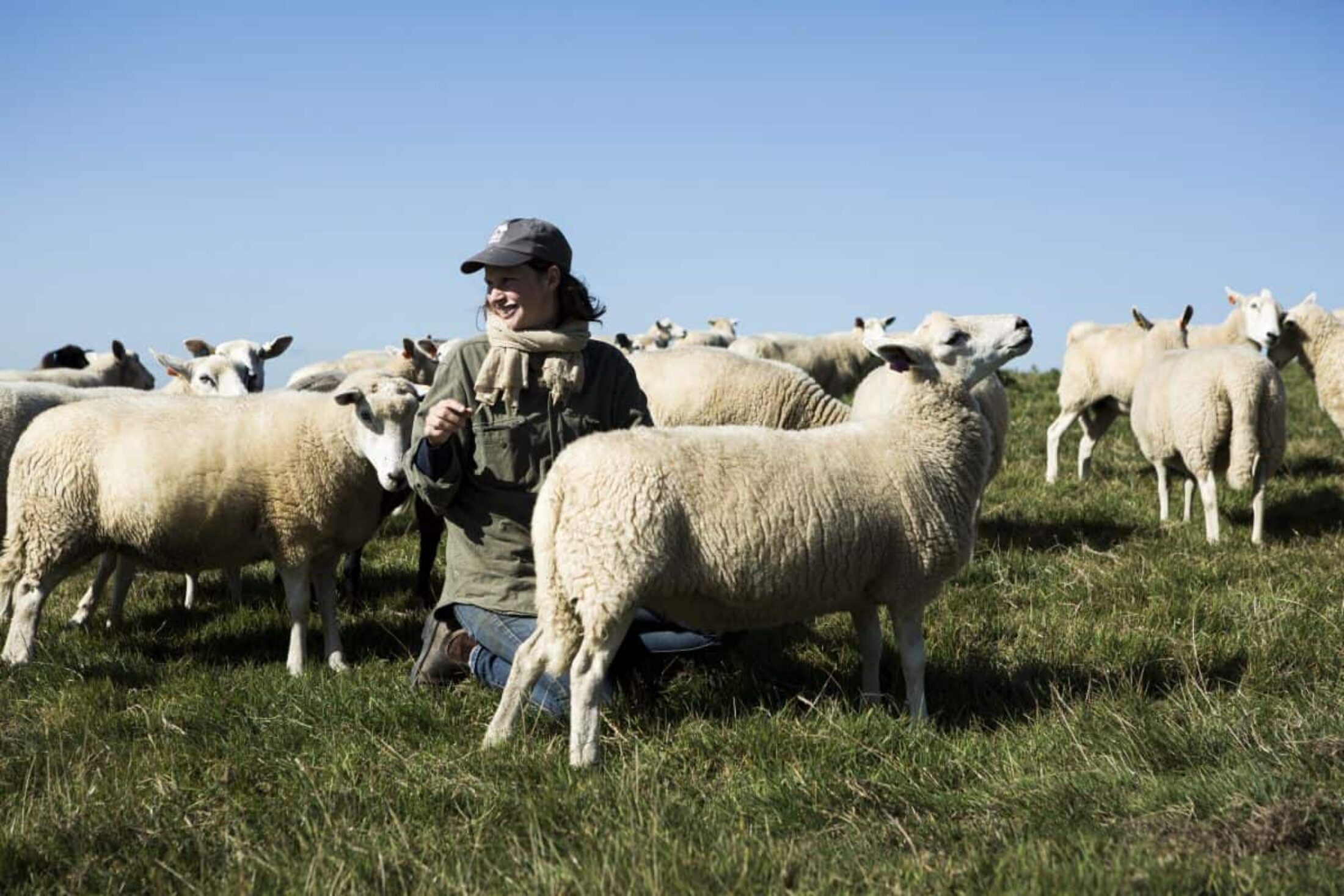 Gala Bailey-Barker has been with her flock for eight years, forming close bonds with the animals