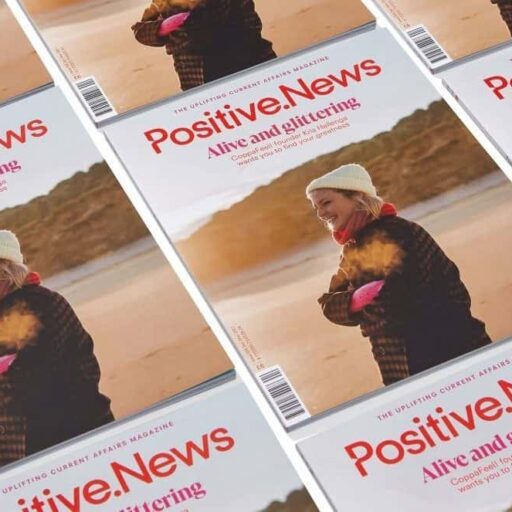 Latest edition of Positive News magazine