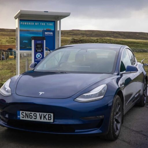 Positive news - sea-powered cars hit the road in Shetland this week