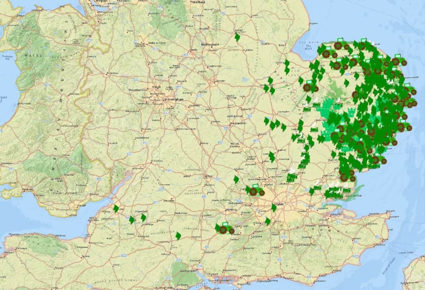 Image for ‘Map of dreams’ reveals scope of English rewilding project