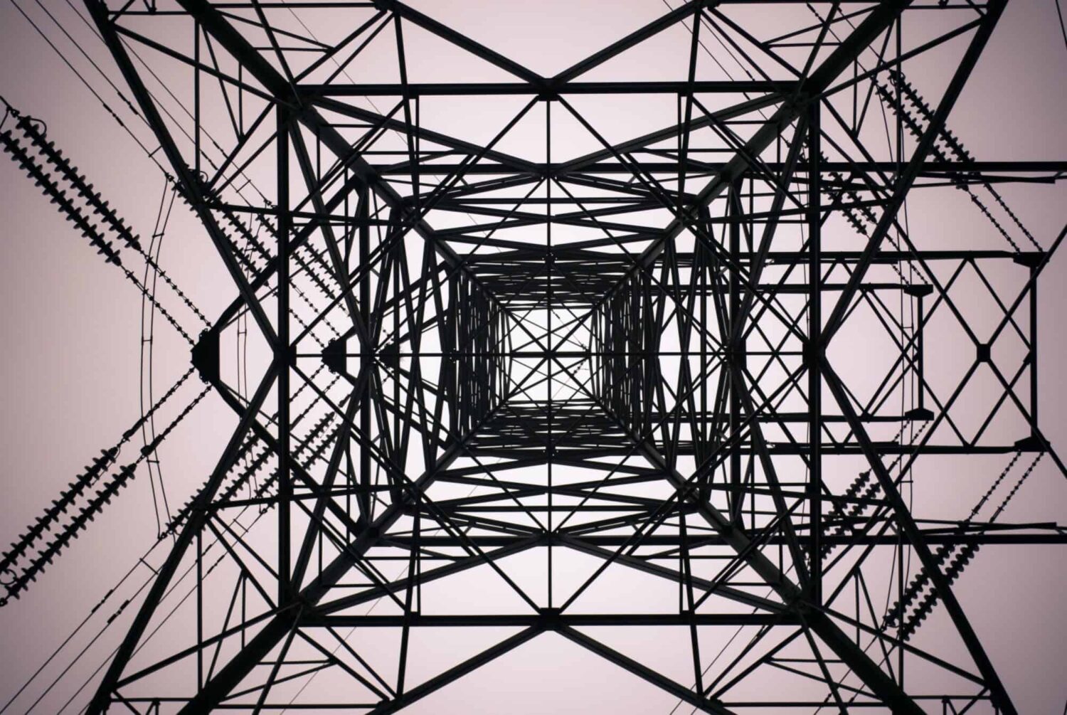 An electricity pylon in Sheffield