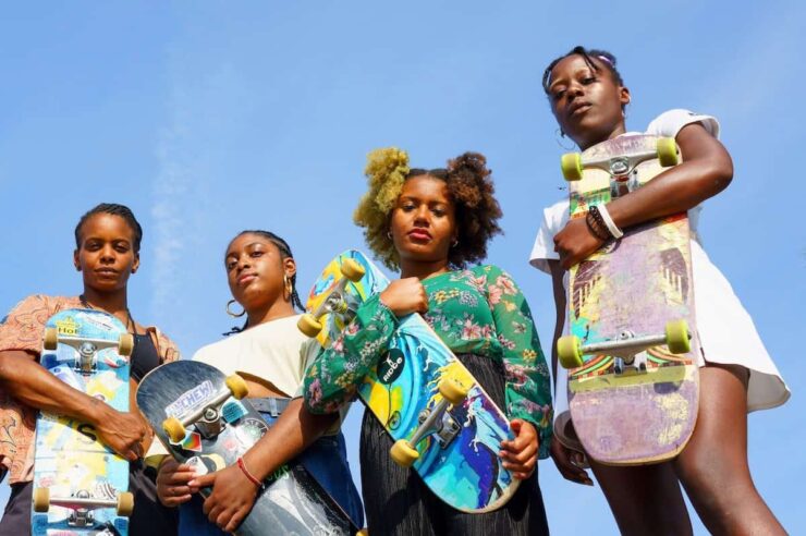 Image for ‘We want to reshape the scene’: the skaters bringing diversity to board riding