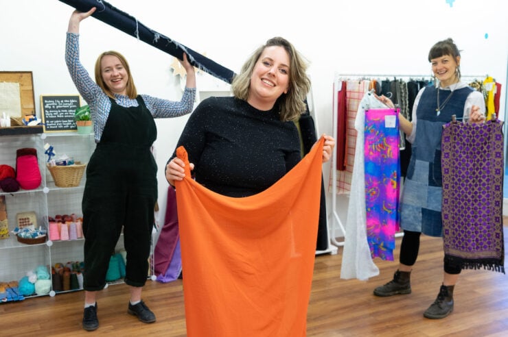 Image for The future of high street fashion? A hub where you mend, make and swap clothes
