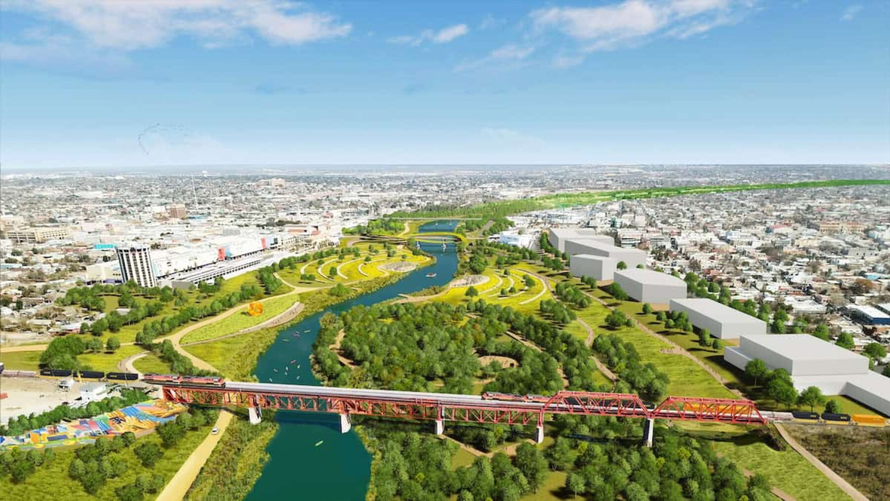 Image for Site earmarked for Trump border wall will become a river park