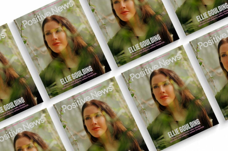 Image for Climate optimism, co-living, and  Ellie Goulding. What to expect in the new issue of Positive News