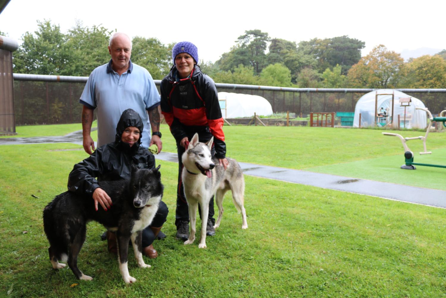 How 'husky therapy' is helping offenders to tackle their mental