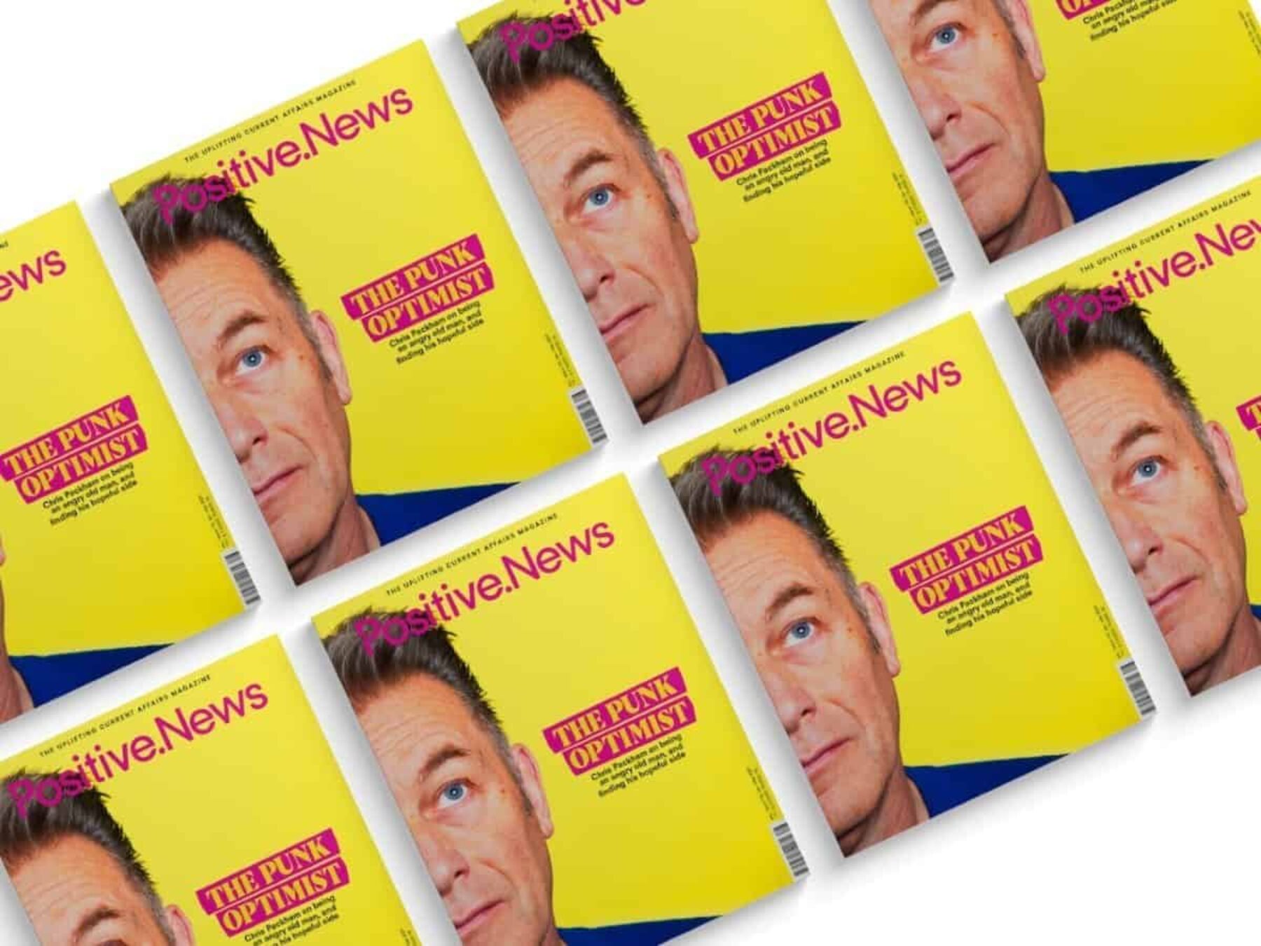 Image for Chris Packham the ‘punk optimist’. Plus what else to expect in the new issue of Positive News