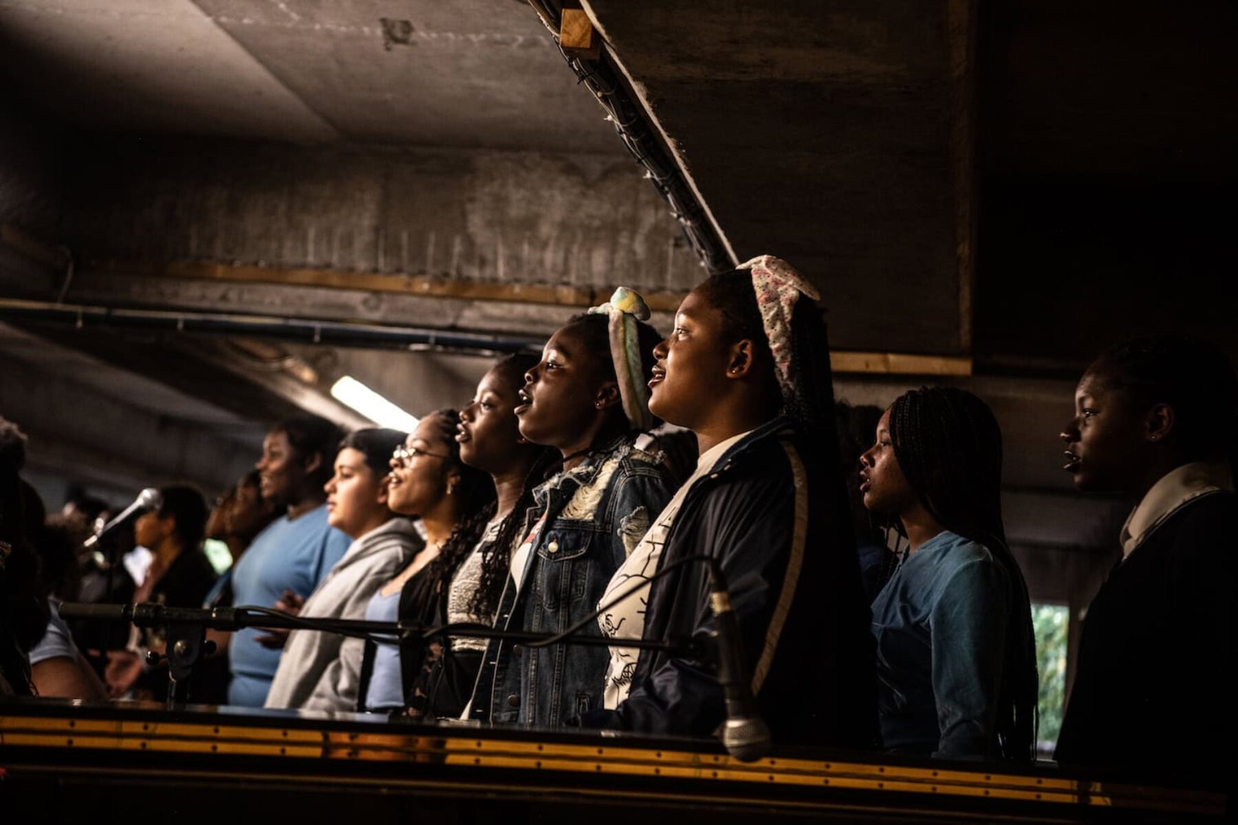 Image for Playing between the lines: the orchestra that performs in car parks