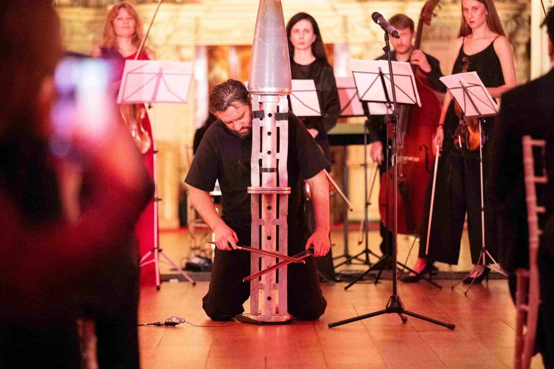 Image for Deadly Russian rocket is transformed into musical instrument of hope