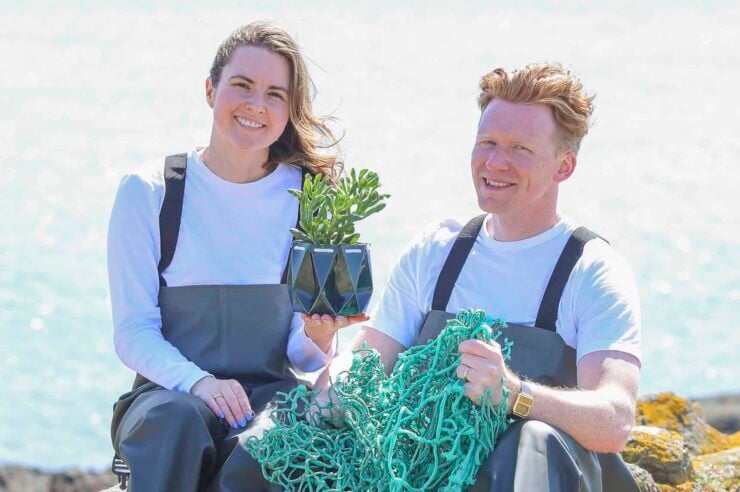 Image for Plastic with a past: traceable pots made from reclaimed fishing nets 