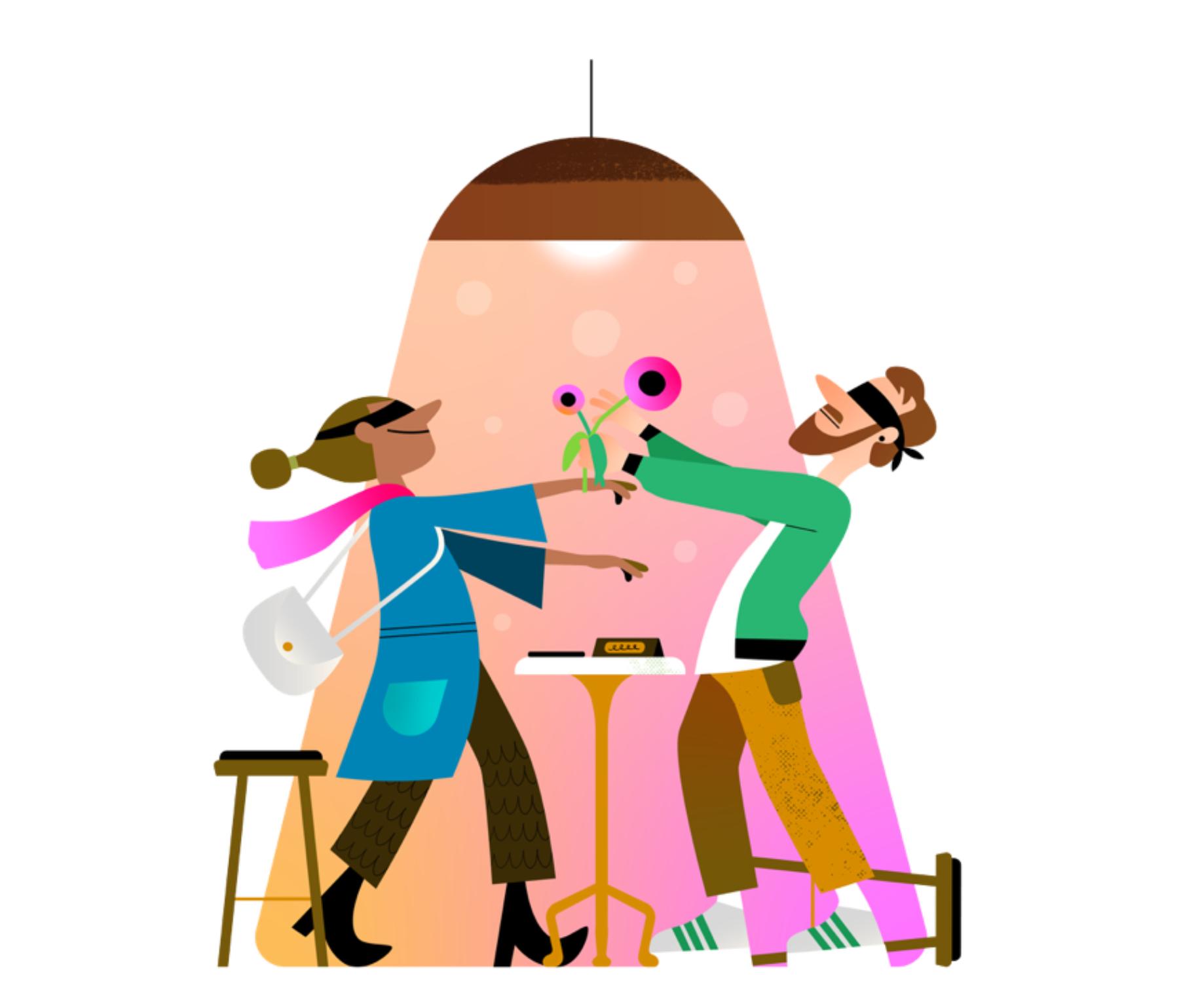 Image for Love unplugged, IRL dating, without the apps